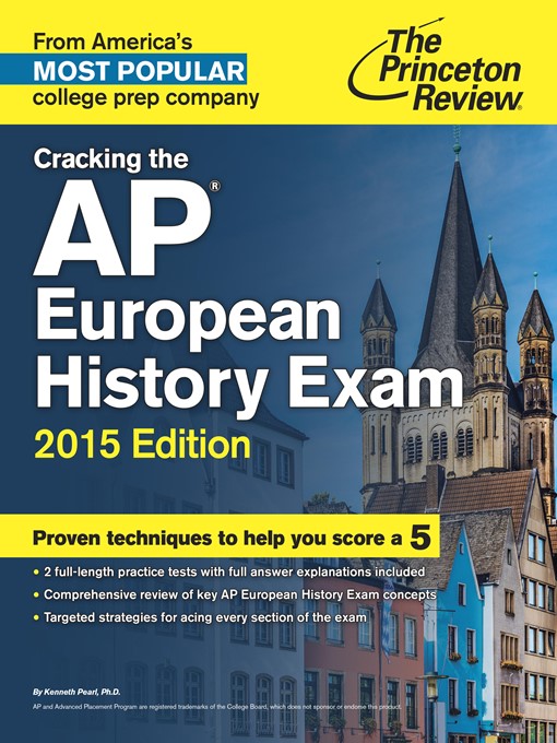 Title details for Cracking the AP European History Exam, 2015 Edition by Princeton Review - Available
